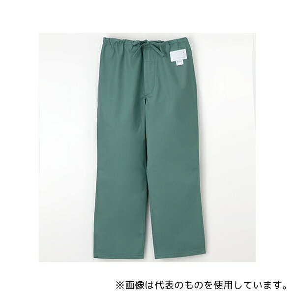 ナガイレーベン NR8703 手術衣(男子スラックス) グリーン L