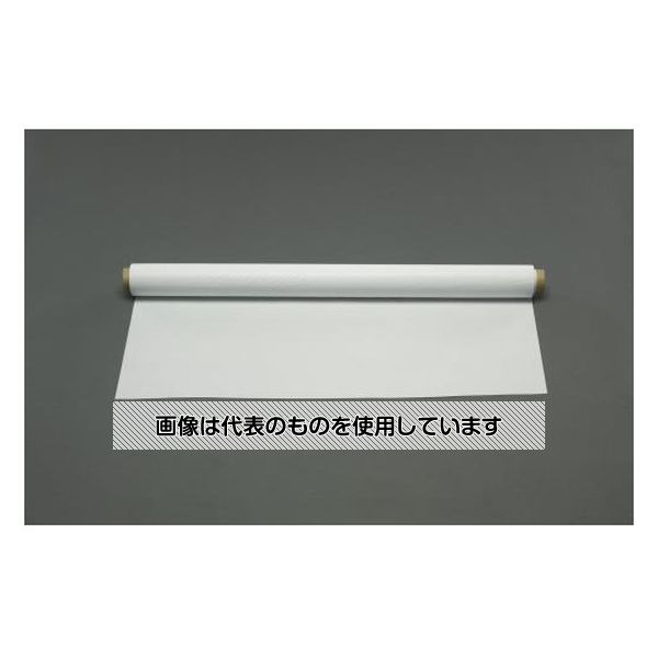 エスコ 915x0.1mmx 20m テーブルクロス(梨地白) EA911AF-101 入数：1本