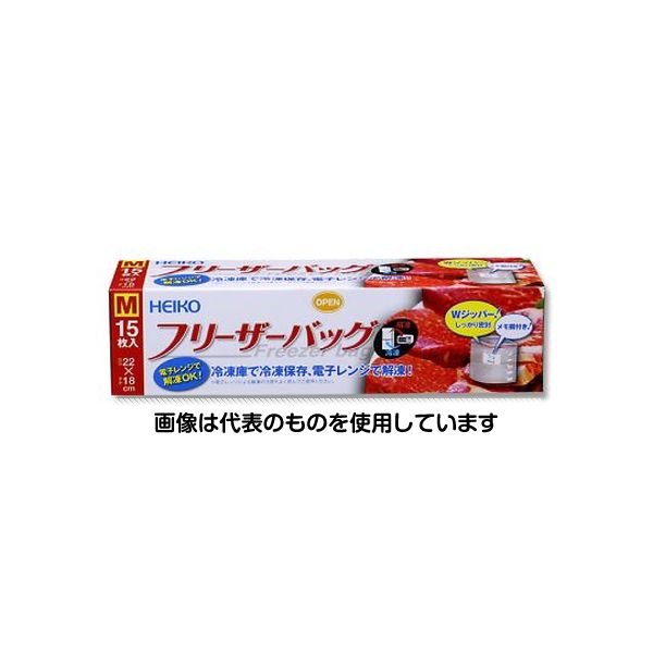 HEIKO フリーザーバッグ　家庭用　M　15枚 004750002 1箱(15枚入)