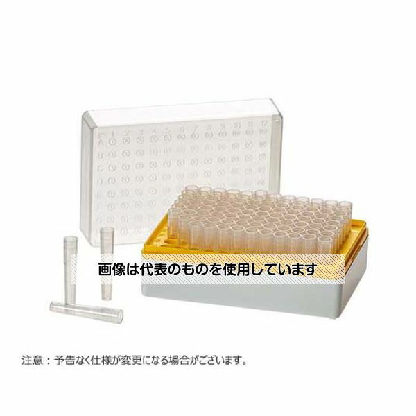 Simport BIOTUBE(TM)ラック シングルチューブ付 イエロー 10本入 T100-1Y 入数：1個(10本入)