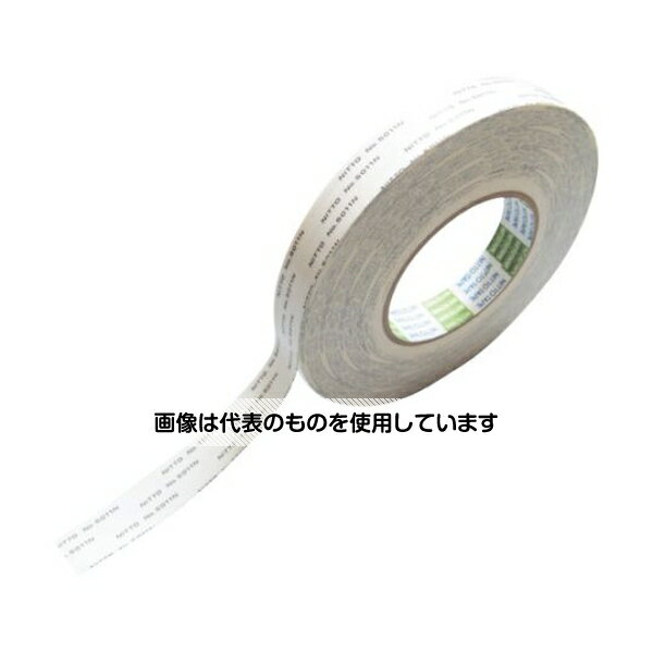 日東電工 難燃性両面テープ No.5011N 20mm×50m ホワイト 5011N-20 入数：1巻