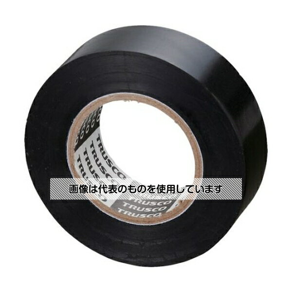 トラスコ中山 脱鉛タイプビニールテープ 19mmX10m 10巻入り 黒 GJ-2110 BK 入数：1パック(10巻入)