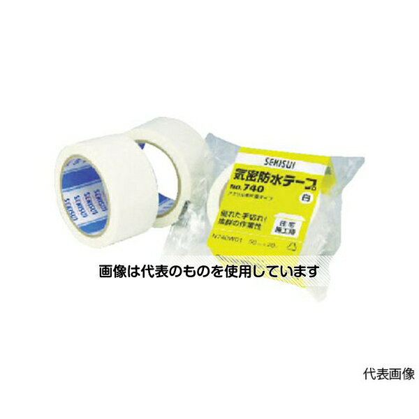 セキスイ 気密防水テープNo.740 75x20 白 N740W02 入数：1巻