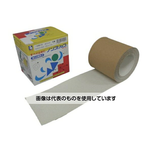 【アズワン AS ONE】汎用器具・消耗品 テープ・ラベル・紙製 テープ、紙製品関連品 ●簡単な施工で確実に足もとの滑りを止め安全度を高くします。水や油がかかっても滑り止め効果が変らず凹凸面にもよくなじみ、優れた接着力で貼り付け直後から使用可能です。(UV対策品) ●カーボンニュートラルガス使用により、従来比61％排出量を削減しました(製造時)。 ●屋外用。(素足以外で歩行する場所全般) 商品の仕様 ●色：ホワイト ●幅(mm)：100 ●長さ(m)：5 ●厚さ(mm)：0.8 ●粘着力：20N/25mm ●引張強度：147N/25mm ●切断にはカッターが必要 ●材質／仕上：基材／アルミ箔、粘着剤／アクリル系、砥粒／炭化ケイ素、酸化アルミニウム ●原産国：日本 ●コード番号：328-3895 ●JANコード：4954425115121 【※ご注意ください】商品は代表の画像を使用しています。