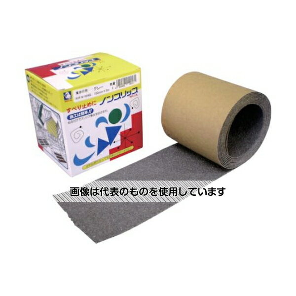 日本レヂボン 超強力型ノンスリップテープ 100×3m グレー A24N-004-100X3 GY 入数：1巻
