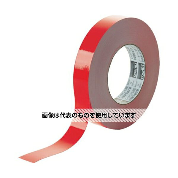 【アズワン AS ONE】汎用器具・消耗品 テープ・ラベル・紙製 テープ、紙製品関連品 ●鮮やかな蛍光色のラインテープです。 ●照明によって蛍光を発し鮮明に見えるため、強い注意喚起が必要な場所に適しています。 ●粘着力が強力ではがれにくくなっています。 ●看板などの文字などにも使用可能です。 ●屋内用。 ●工場、駐車場、病院などの構内区画ライン標示。 ●屋内の表示ライン用 ●室内の通路や区画ラインの表示に ●階段などの段差部分の注意喚起に ●鮮やかで見やすく目印にも最適。 ●看板などの文字に使用も可能。 商品の仕様 ●色：レッド ●幅(mm)：25 ●長さ(m)：33 ●厚さ(mm)：0.16 ●テープカット条件：切断にはカッターが必要 ●タイプ(屋内/屋外)：屋内 ●粘着力(N/10mm)：6.8 ●粘着力：17N/25mm ●引張強度：36N/10mm ●切断にはカッターが必要 ●材質／仕上：基材／ポリ塩化ビニール ●粘着剤／アクリル系 ●原産国：日本 ●コード番号：783-1846 ●JANコード：4989999417623 【※ご注意ください】商品は代表の画像を使用しています。