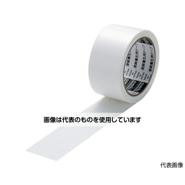 トラスコ中山 塗装養生用テープ ホワイト 25X25 TYT2525-W 入数：1巻