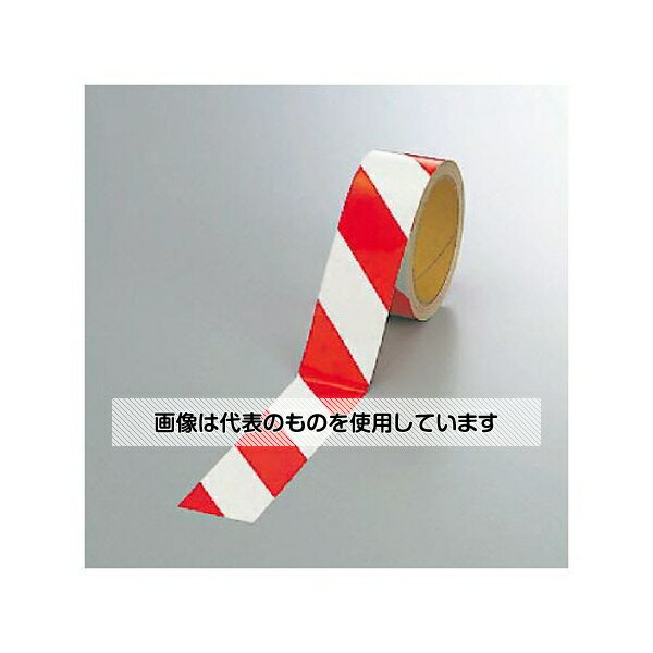 ユニット 反射トラテープ 赤/白 45mm幅×10m 374-11 入数：1巻