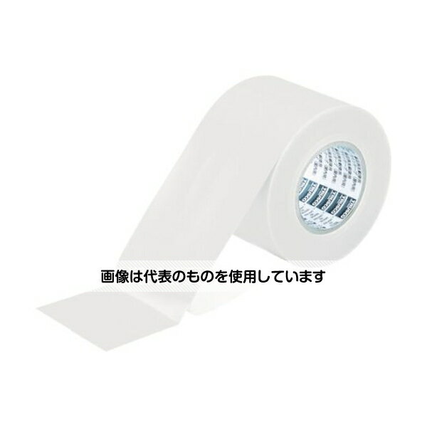 トラスコ中山 ラインテープ 屋内用 幅100mmX長さ50m ホワイト TLT-100EAW 入数：1巻