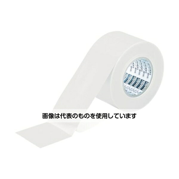 トラスコ中山 ラインテープ 屋内用 幅75mmX長さ50m ホワイト TLT-75EAW 入数：1巻