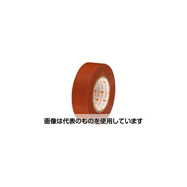 ヤマト（文具） ビニールテープ 19mm×10m 茶 10巻 NO200-19-26-10P 入数：1パック(10巻入)