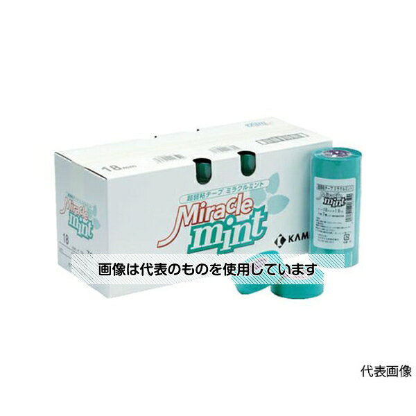 カモ井加工紙 マスキングテープ 壁紙・石膏ボード用(6巻入) MIRACLEMINTJAN-21 入数：1パック(6巻入)