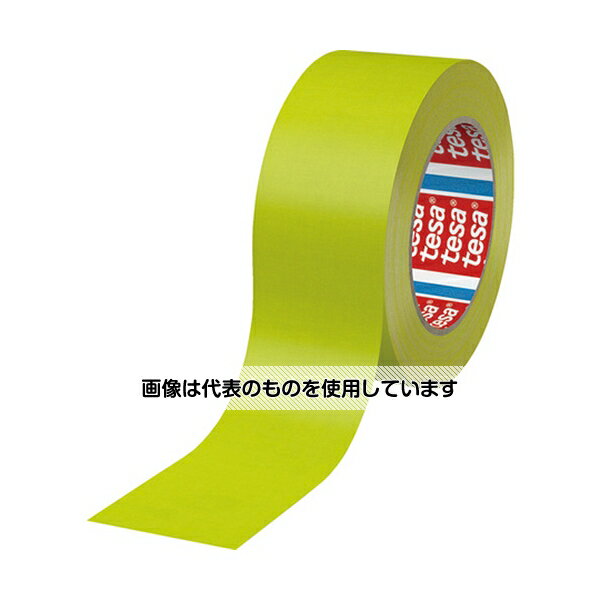 テサテープ 補修用布テープ 蛍光イエロー 25mmx25m 4671-25-25-FY 入数:1巻