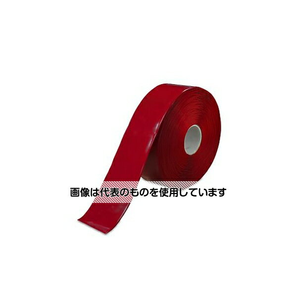 セーフラン安全用品 高耐久ラインテープ 赤 15002 入数：1個