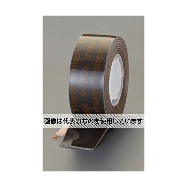 【アズワン AS ONE】汎用器具・消耗品 テープ・ラベル・紙製 テープ、紙製品関連品 商品の仕様 ●幅(mm)：25.4 ●長さ(m)：1.52 ●厚さ(mm)：1.1 ●内芯径(mm)：25 ●材質：基材：アクリルフォーム 粘着剤：アクリル系 ●色：ブラック ●重量(g)：60 ●使用可能温度範囲：-40〜120℃ ●アクリル粘着剤の効果で強力粘着が長時間持続 ●全天候型 ●耐水性にすぐれているので屋内・外で使用可能 ●平滑面・粗面どちらもOK ●JANコード：4550061430385 【※ご注意ください】商品は代表の画像を使用しています。