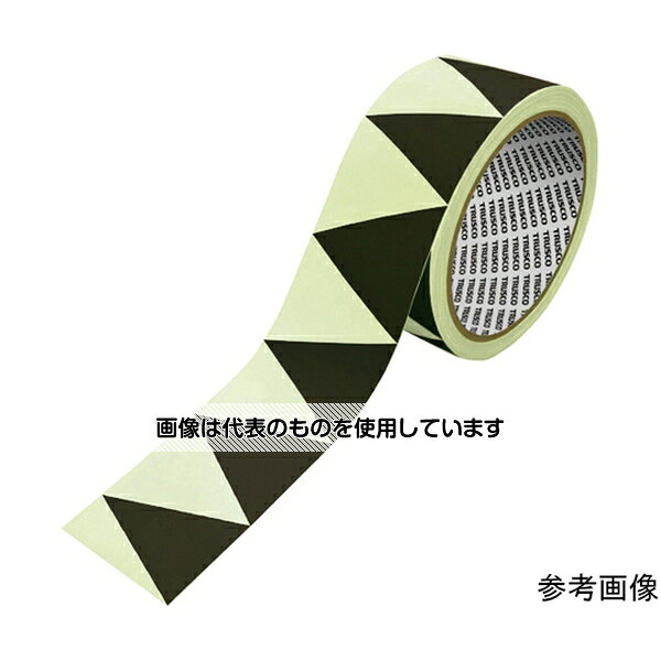 トラスコ中山 高輝度蓄光ギザギザラインテープ 50x10m GZCLT-5010YB 入数：1巻