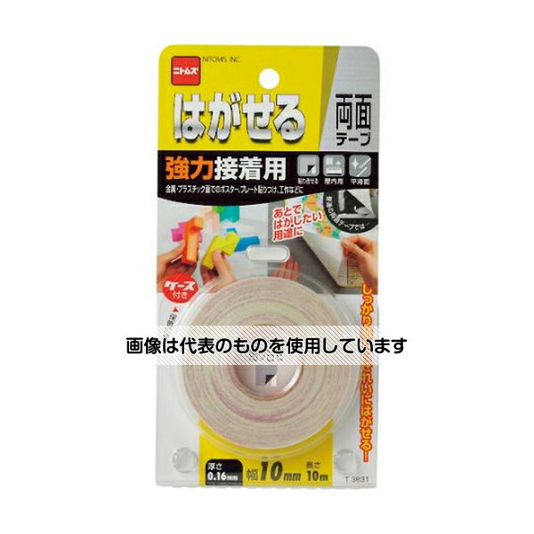 【アズワン AS ONE】汎用器具・消耗品 テープ・ラベル・紙製 テープ、紙製品関連品 ●基材が丈夫なので、テープが切れずにきれいにはがせます。 ●はがす時ほとんどのり残りしません。 ●金属、硬質プラスチック、ガラス面への軽量物の固定。 商品の仕様 ●色：白 ●幅(mm)：10 ●長さ(m)：10 ●厚さ(mm)：0.16 ●粘着力：8N/10mm ●材質／仕上：基材／不織布、粘着剤／アクリル系 ●原産国：日本 ●コード番号：146-6239 ●JANコード：4904140308315 【※ご注意ください】商品は代表の画像を使用しています。