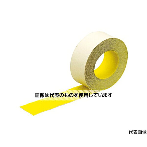 トラスコ中山 ノンスリップテープ 屋外用 50mmX10m 10巻お纏め品 黄 TNS5010-10 Y ...