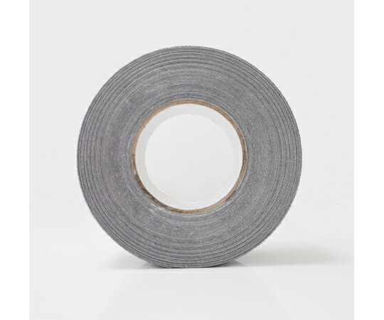 セーフラン安全用品 樹脂(非鉱物粒子)滑り止めテープ 灰 幅25mm×18m 12204 入数：1巻