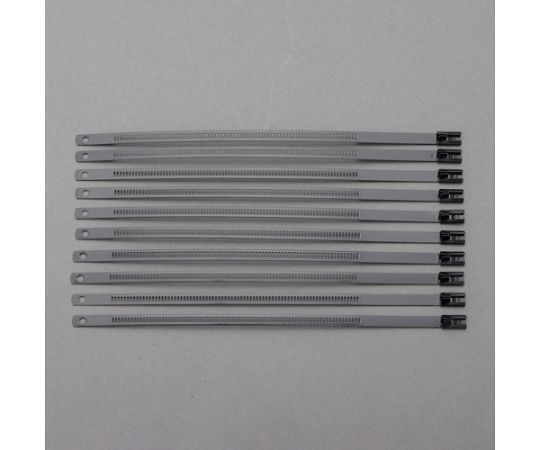 アズワン(AS ONE) 12x375mm 結束バンド(SUS316/コーティング/10本 EA463FW-253 入...