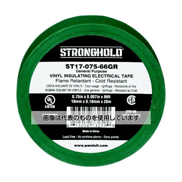 Strong　Hold StrongHoldビニールテープ 一般用途用 緑 幅19.1mm 長さ20m 1袋(10巻...