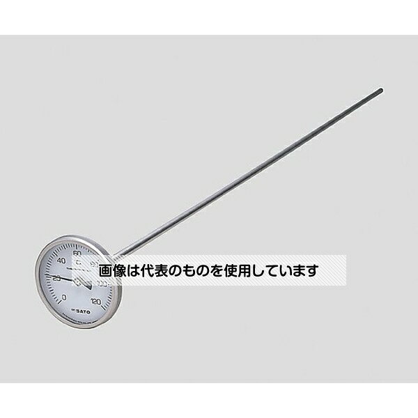 佐藤計量器製作所 堆肥用バイメタル温度計 1407-00 入数：1本