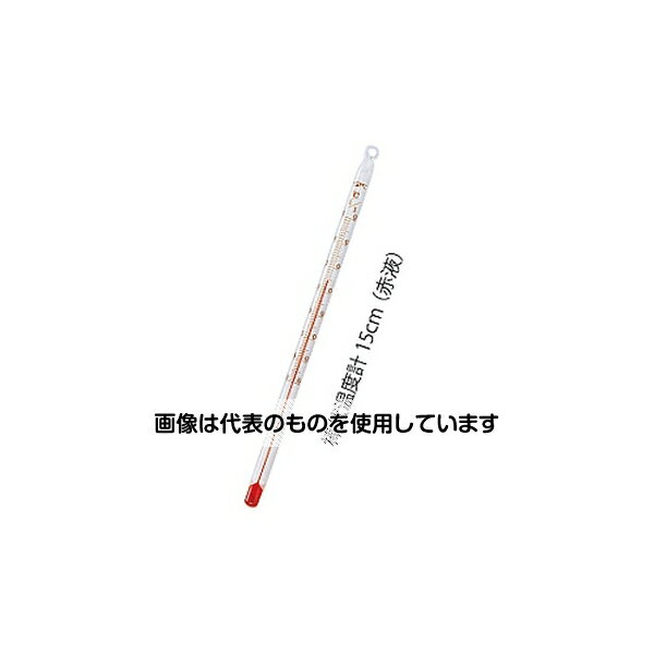 佐藤計量器製作所 アルコール棒状温度計 短型 0～100℃ 0620-00 入数：1本