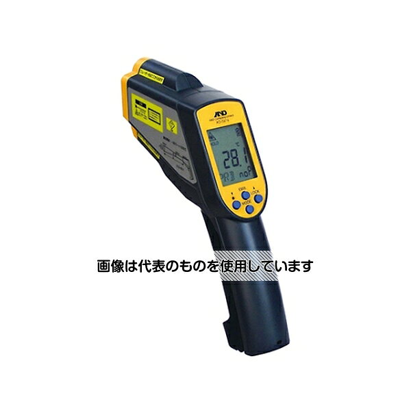 【アズワン AS ONE】物理・物性測定器 温度・湿度管理機器 温度計・湿度計 ●【用途】 ●▼製鉄、鋳物、鍛造、焼却炉の温度測定、樹脂押出成型、金型の温度測定、金属熔湯、焼入・焼鈍・焼戻の温度管理、マイクロ波、レーザー加熱の温度管理 ●【特徴】 ●▼1500℃まで測定可能 ●▼PS/Cマーク認定商品 ●▼レーザーマーカー付き ●▼バックライト、レーザーマーカー付き ●▼放射率設定変更可能 ●▼上限/下限温度アラーム機能付き ●▼最高、最低、平均温度、温度差分表示可能、連続測定機能付き ●▼別売のKタイプ熱電対温度センサー使用可能(AD-1214/AD-1215/AD-1217/AD-1218/AD-1219) ●▼オートパワーオフ機能付き 商品の仕様 ●測定範囲：-60℃〜+1500℃ ●測定範囲 熱電対温度計：-60℃〜+1400℃(表示範囲) ●測定精度 放射温度計：±2%または±2℃のいずれか大きい値(-33℃〜1500℃) ●測定精度 熱電対温度計：±1%または±1℃のいずれか大きい値(熱電対温度計本体精度) ●最小表示：0.1℃(-60℃〜＋999.9℃)、その他は1℃ ●放射率設定範囲：0.10〜1.00まで0.01きざみ設定(変更)可能 ●距離(D):測定範囲(S)：50:1 ●レーザーマーカー：クラス2(JIS C 6802)レーザー波長635〜660nm、出力パワー1mW以下 ●電源：単4形乾電池2本 ●付属品：取扱説明書、電池(モニター用)、キャリングケース ●JANコード：4981046445900 【※ご注意ください】商品は代表の画像を使用しています。
