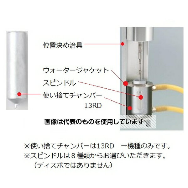 ブルックフィールド 少量サンプルアダプターセット 使い捨てチャンバー用 SSAxx/13RD 入数：1個