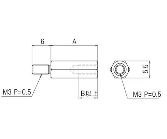���ȡ��ѡ��� ϻ�ѥ᥿�륹�ڡ����� M3�� �����᥹ 8mm SA-1000-M308A ������1��