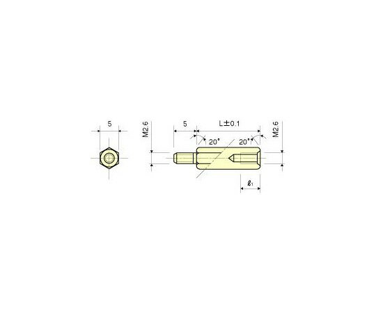 ע���״� �᥿�른�祤��� M2.6�� 10mm BSB2610E ������1��