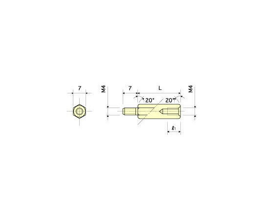 ע���״� �᥿�륹�ڡ�����M4��15mm BSB415E ������1��