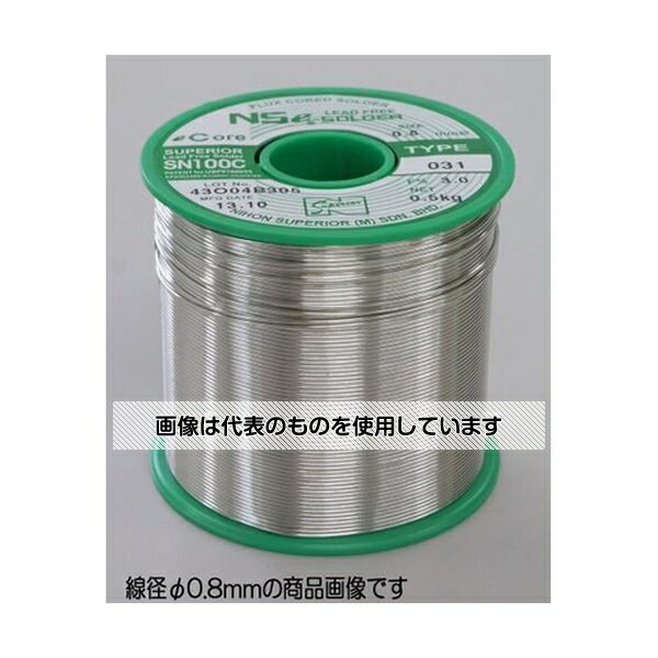 Thermometers - アズワン(AS ONE) 0.5mm/500g ヤニ入り半田(鉛フリー/RoHS対応) EA311BA-0.5A 入数：1巻