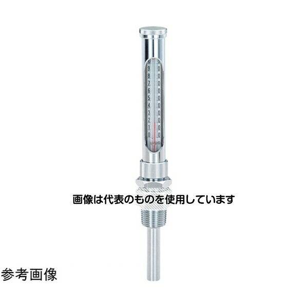 タスコ 2重管温度計直型温度範囲(℃)：-20～+50感知部長l(mm)：100取付ネジ径：R1/2 TA408KA-13 入数：1個