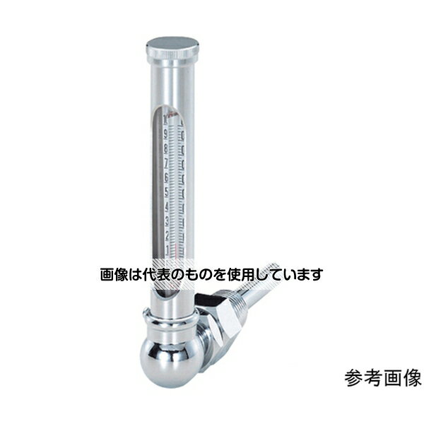 タスコ 2重管温度計L型温度範囲(℃)：0～+50感知部長l(mm)：25取付ネジ径：R1/2 TA408KB-13 入数：1個