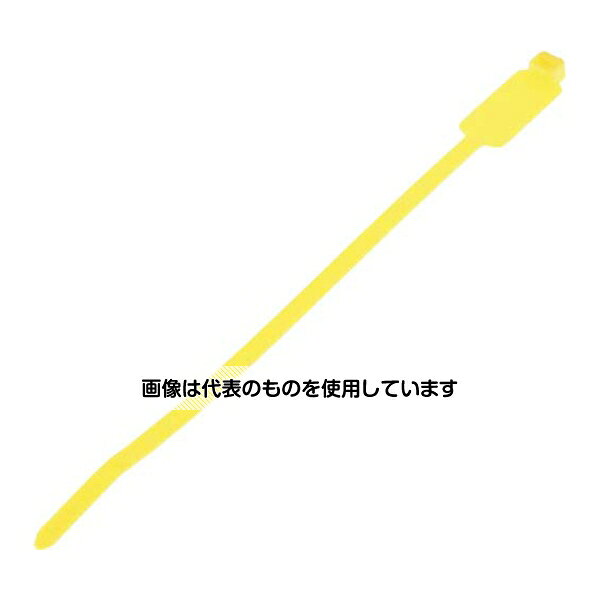 【アズワン AS ONE】 ●マーカータイプ結束バンドは、ワイヤーやケーブルなどの識別と結束を同時にできます。 ●必要な情報は、書き込みスペースにマーカーペンや刻印機などで記入できます。 ●印字したラベルを貼り付けることもできます。 ●書き込みスペースに合ったパンマークラベルをご用意しています。 ●ケーブルの識別と結束。 商品の仕様 ●色：黄 ●幅(mm)：4.7 ●長さ(mm)：188 ●最大結束径(mm)：44 ●引張強度(N)：222 ●厚さ(mm)：1.3 ●材質：ナイロン66 ●使用温度範囲：-60〜85℃ ●UL94V-2 ●屋内 ●書き込みスペース縦(mm)：22.1 ●書き込みスペース横(mm)：11.2 ●材質／仕上：ナイロン66 ●原産国：シンガポール ●コード番号：814-6467 【※ご注意ください】商品は代表の画像を使用しています。