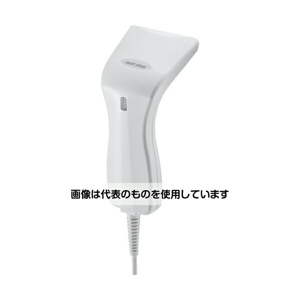 サンワサプライ 1次元タッチ式バーコードリーダー(抗菌タイプ) BCR-1D7W 入数：1セット