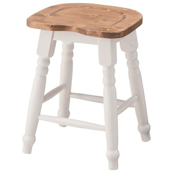 東谷 ミディ スツール 1人掛け 椅子 イス チェア 天然木 おしゃれ ホワイト CFS-213