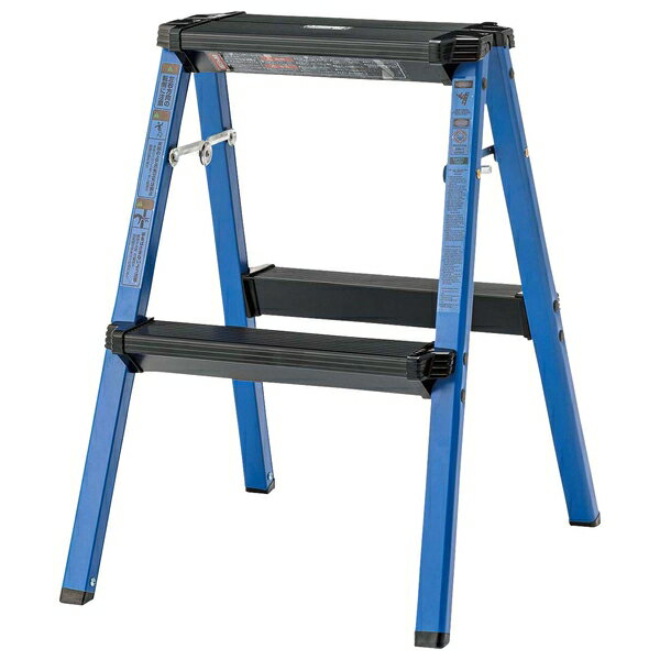 東谷 脚立 アルミ おしゃれ 踏み台 2段 ステップ 折りたたみ式 アウトドア 掃除 アメリカン スツール P..
