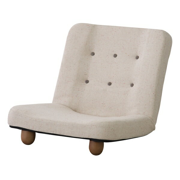 東谷 スマート 脚付座椅子 ゆったりした 幅広タイプ 前脚付き座椅子 ベージュ RKC-930BE