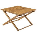 東谷 アウトドアテーブル 折りたたみ 木製 幅60 ロール 天板 おしゃれ コンパクト 持ち運び キャンプ 安い 天然木 TTF-927