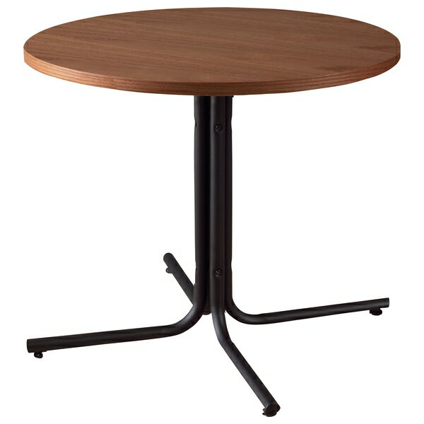 東谷 ダリオ カフェテーブル 木製 スチール おしゃれ ブラウン END-225TBR