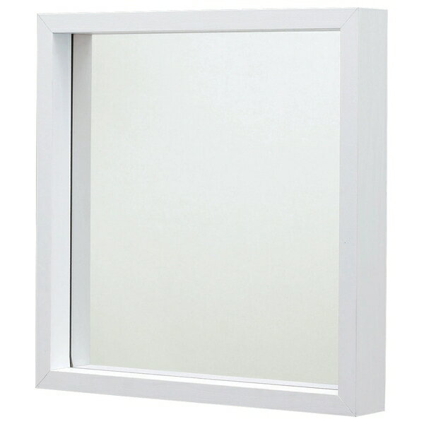 東谷 ミラーL 壁面収納 リビング ウォールとレーシンプル ホワイト MU-034WH