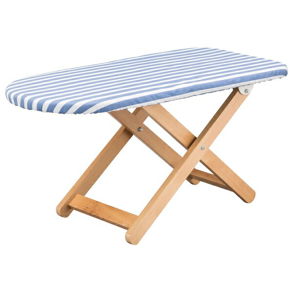 東谷 爽やかなストライプ模様の折りたたみ式アイロン台 LFS-271BL