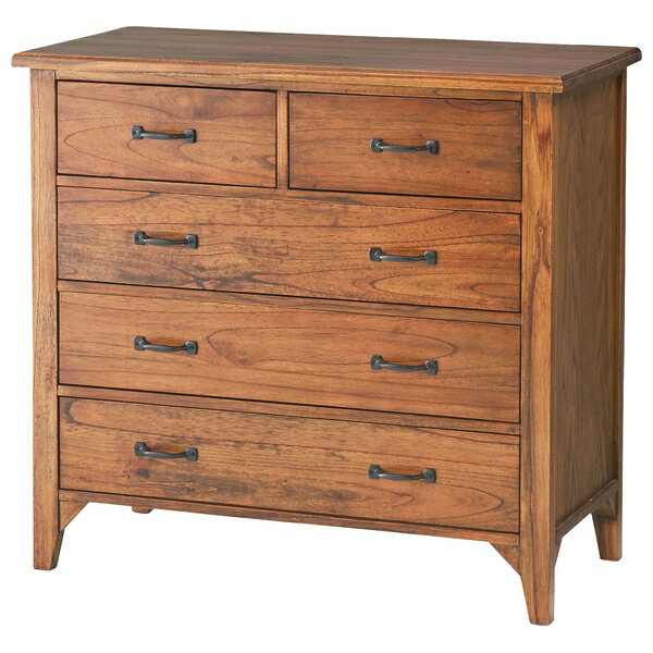 東谷 ティンバー チェスト 衣類収納 タンス リビング 寝室 木製 4段 シンプル おしゃれ ブラウン PM-307