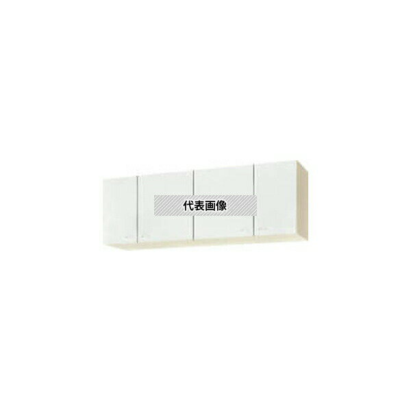 クリナップ　クリンプレティ　WGTS-150　ショート吊戸棚　可動棚板1段　色ホワイト　間口1500mm奥行375mm高さ500mm [時間指定不可] [法人限定]