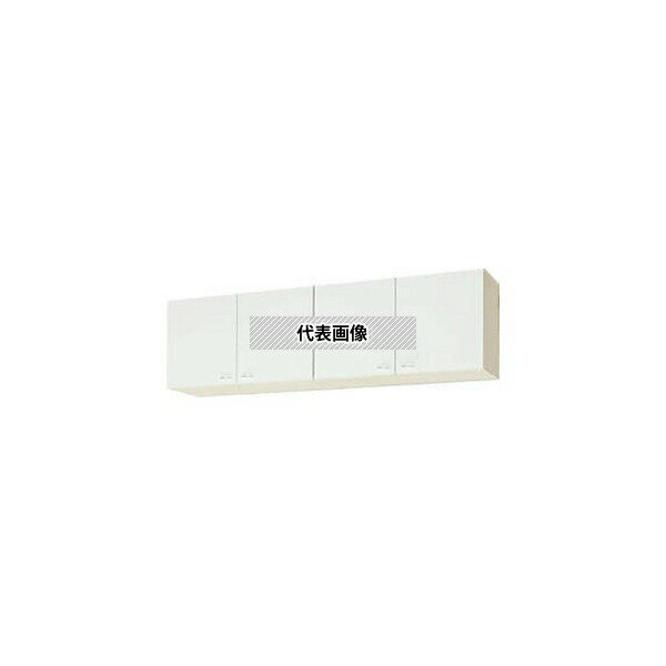 クリナップ　クリンプレティ　WGTS-180　ショート吊戸棚　可動棚板1段　色ホワイト　間口1800mm奥行375mm高さ500mm [時間指定不可] [法人限定]