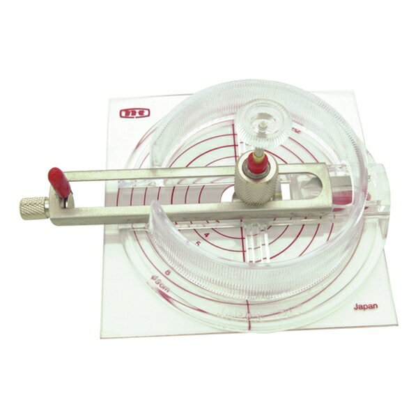 商品の特徴 エヌティー IC-1500P サークルカッター クリア 中心にピン穴を開けずにきれいな円にカット。 製品仕様 ●材質：ABS ●センターゲージ，替刃5枚付 JANコード：4904011011467