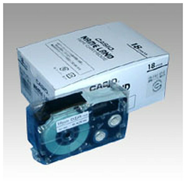 カシオ(CASIO） ネ-ムランドテープ18MM 透明 5巻入 XR-18X-5P-E