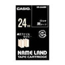 カシオ(CASIO) ネ-ムランドテープ 24MM 白文字 黒 XR-24ABK(2)